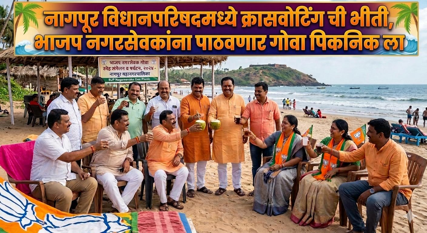 कांग्रेस नगरसेविका भाजप उमेदवार डॉ. राजीव पोतदार यांच्या प्रचार बैठकीत? कांग्रेसमध्ये फुट भाजप नगरसेवक गोवा पिकनिकला जाणार?